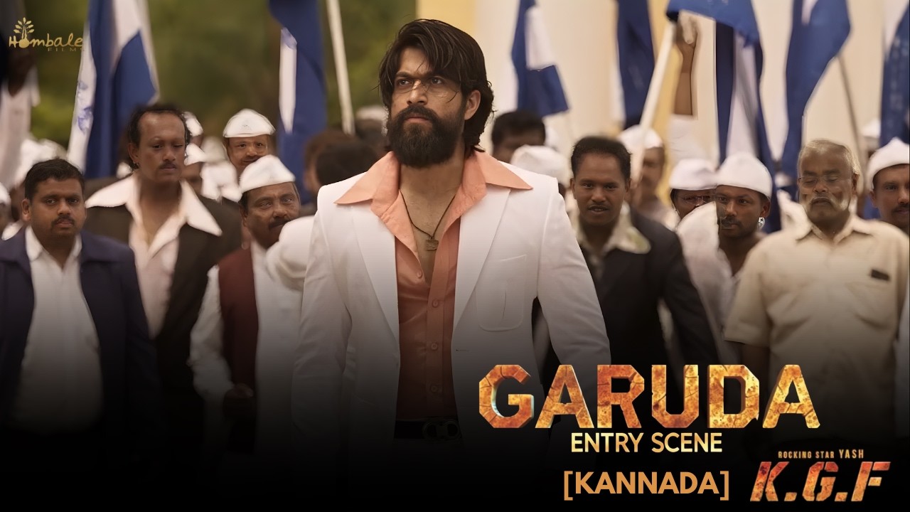 Garuda Entry Powerful Scene | KGF Chapter 1 (Kannada) | Yash | Prashanth Neel | Hombale Films