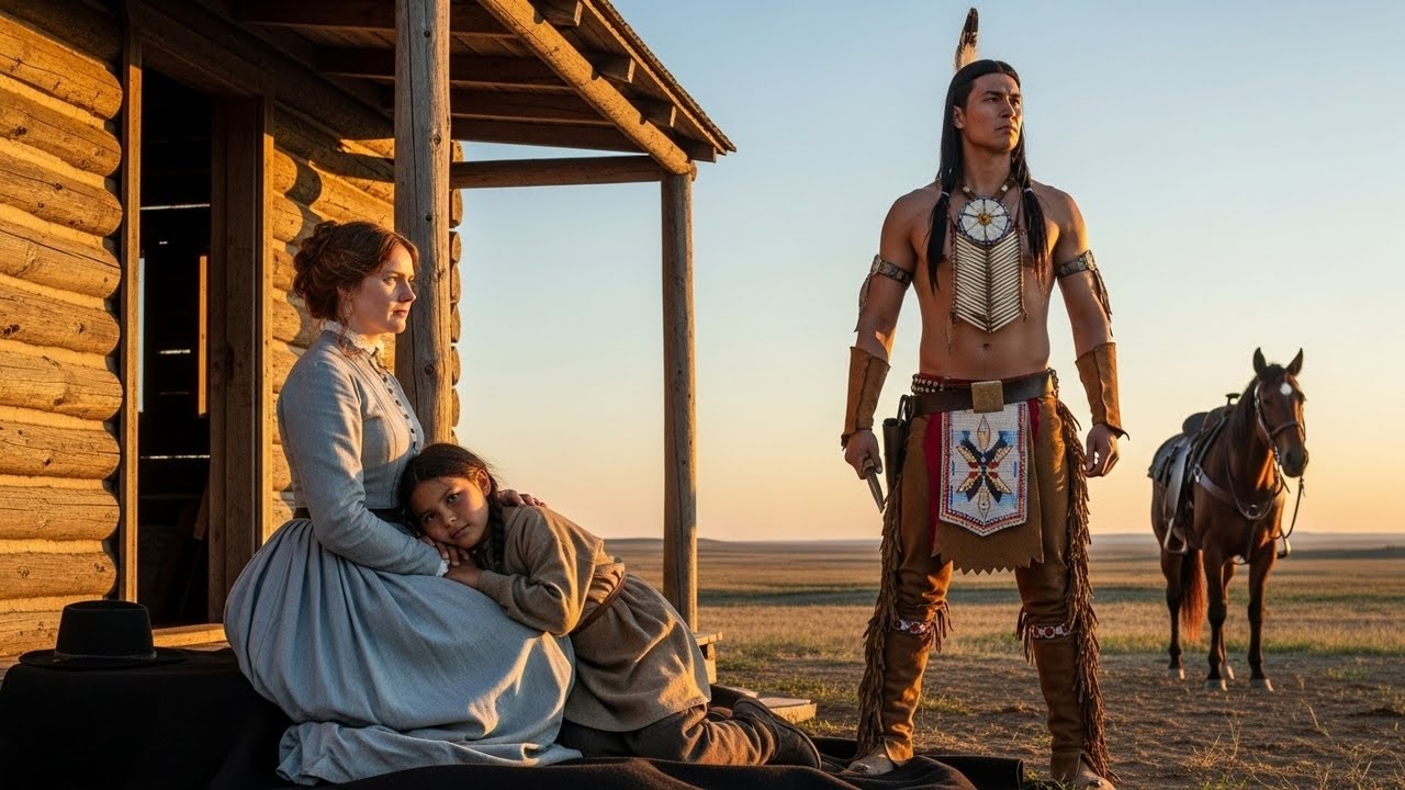 Comanche Warrior Catches a White Woman Protecting His Special Child… And is Shocked!