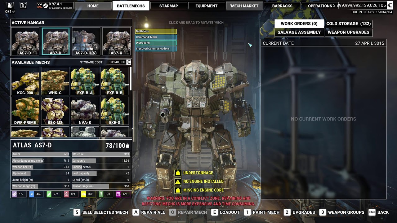 PEAK game /w Xm then MW5 with the western folks