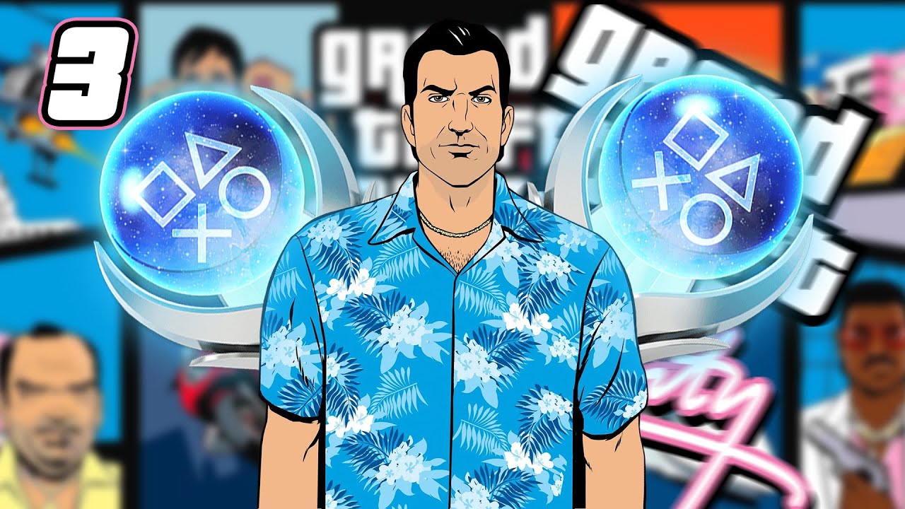 a PLATINA do GTA VICE CITY - #3 - PS5