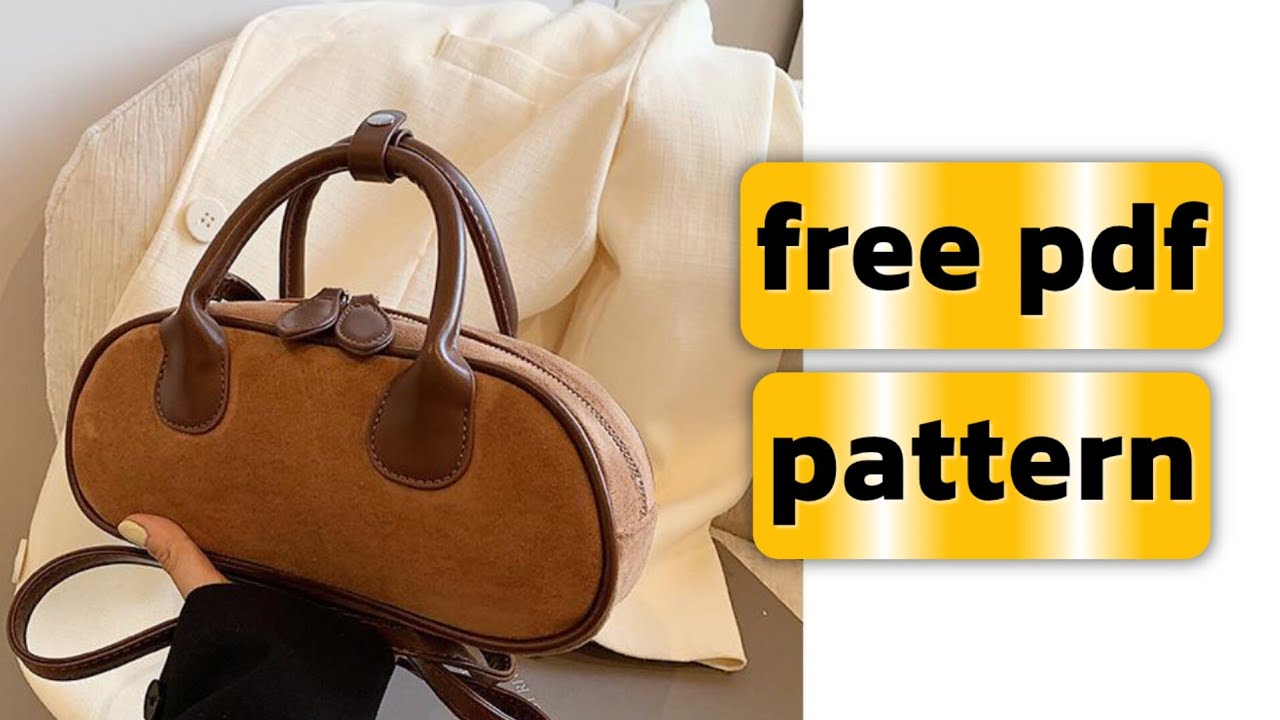 free pdf Pattern for leather bags