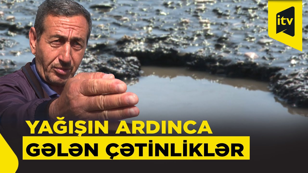 Hökməli-Qobu yolunda həllini gözləyən kanalizasiya problemi