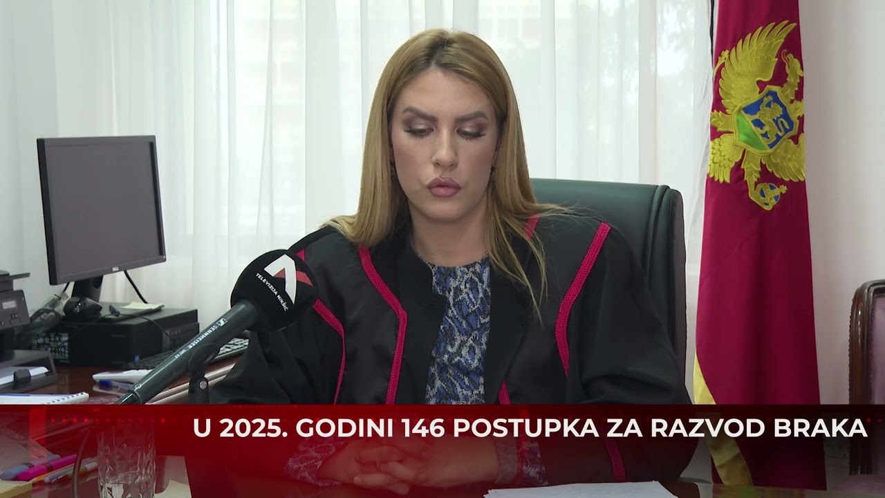 Nikšić: Lani 146 postupaka za razvod braka, u ovoj godini već 35