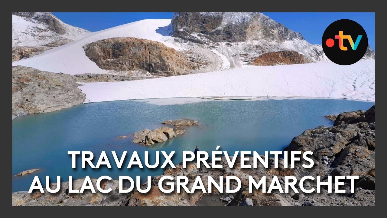 Pralognan-la-Vanoise menac&eacute; par un lac glaciaire, les travaux de vidange pr&eacute;ventifs vont d&eacute;buter