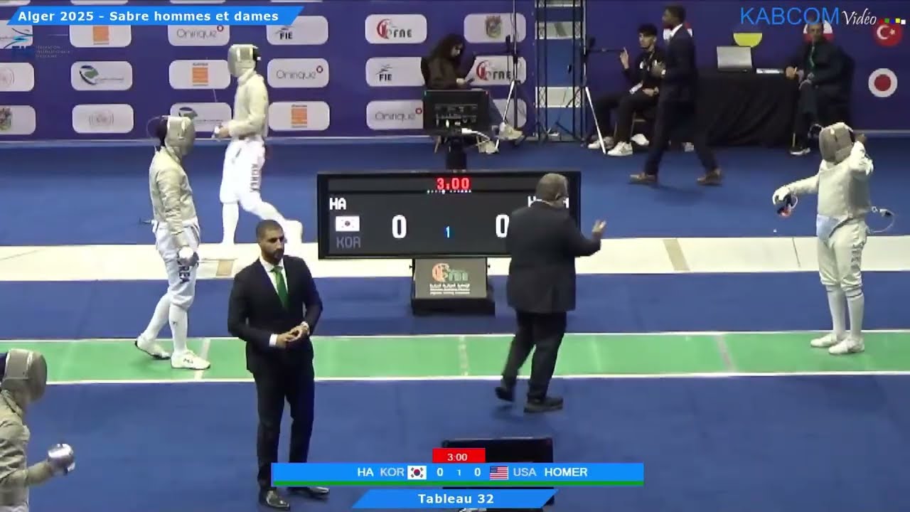 Algiers World Cup 2025 SMS - L32 - Ha Hansol KOR v Daryl Homer USA