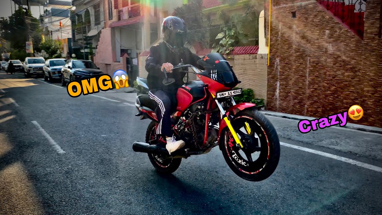 How to do wheele😱❤️modified bike😍#viralvideo #trending #rider #stunt #vlog