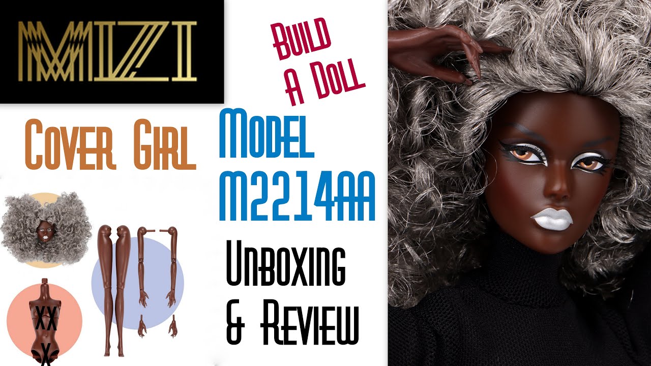 📷 MIZI COVERGIRL STUDIO СОЗДАЕТ КУКЛУ МОДЕЛЬ M2214AA JHD FASHION DOLL 👑 ECW 🌎 РАСПАКОВКА И ОБЗОР