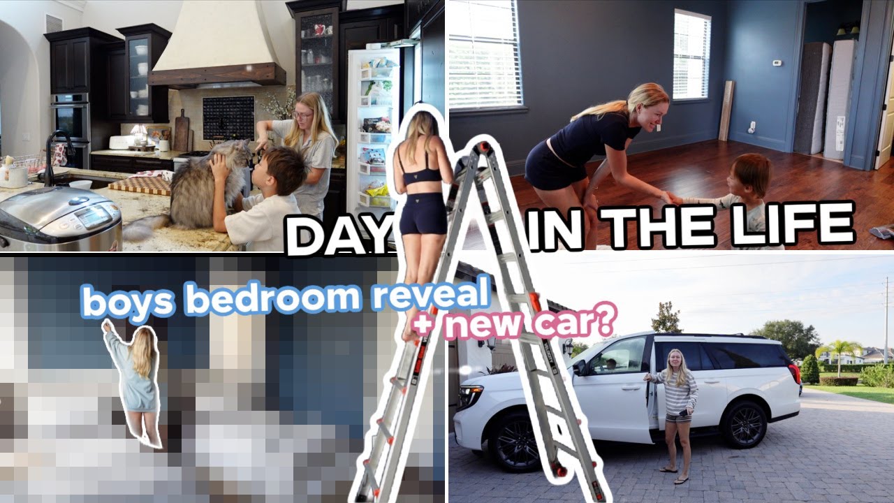 I'm too good at this..boys bedroom reveal + day in the life!