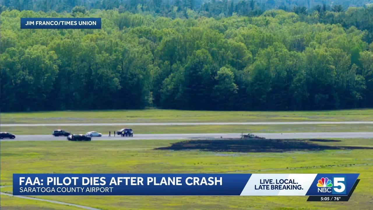 Pilot dies following small plane crash in Saratoga County