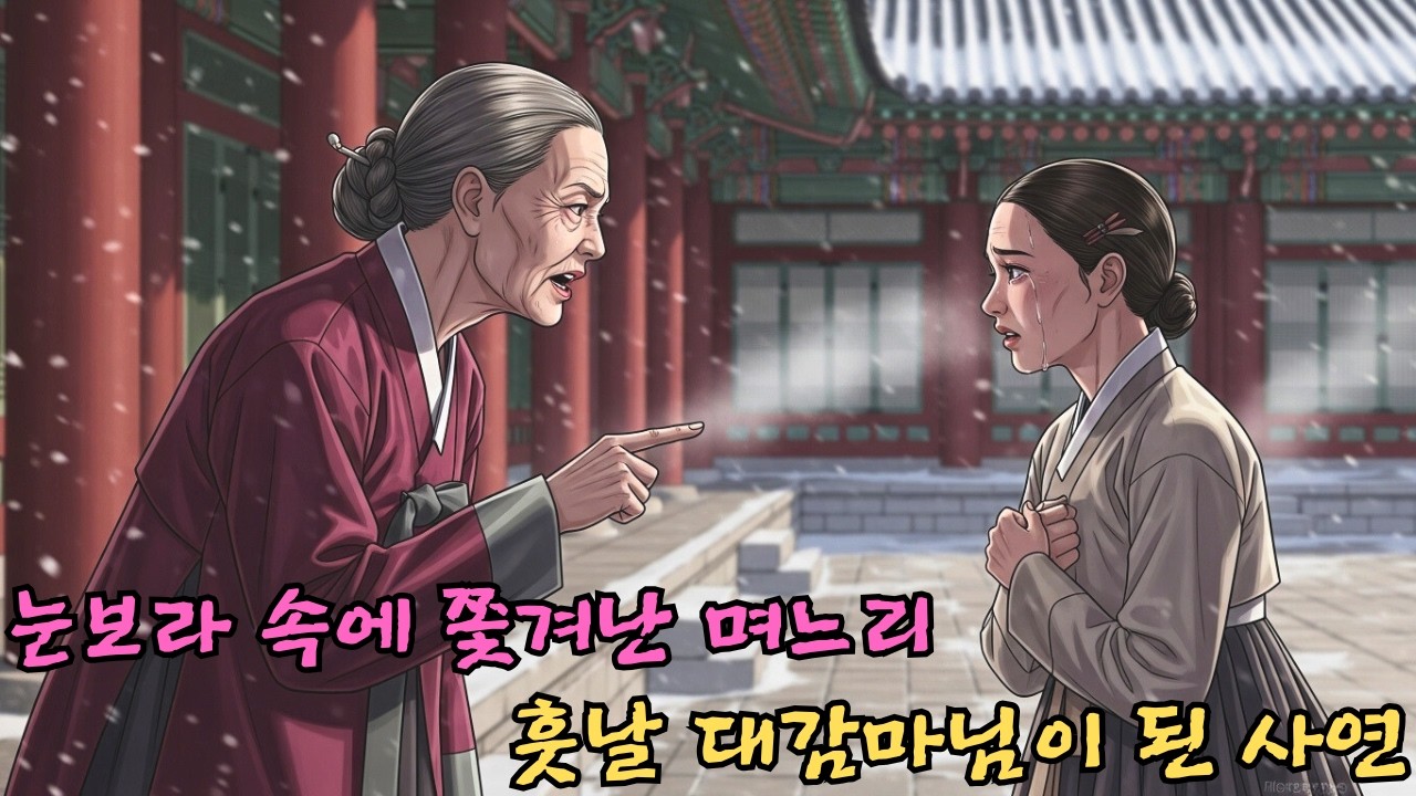 눈보라 속에 쫓겨난 며느리, 대감마님이 되다 | 야담·민담·전설·설화·옛날이야기