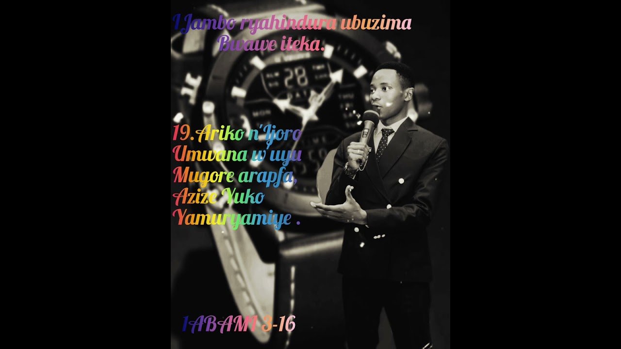 IJAMBO RYAHINDURA UBUZIMA BWAWE🙏Harimo kuba maso🫧 ndetse nubwenge butangaje. EV ADRIEN NIYITANGA.