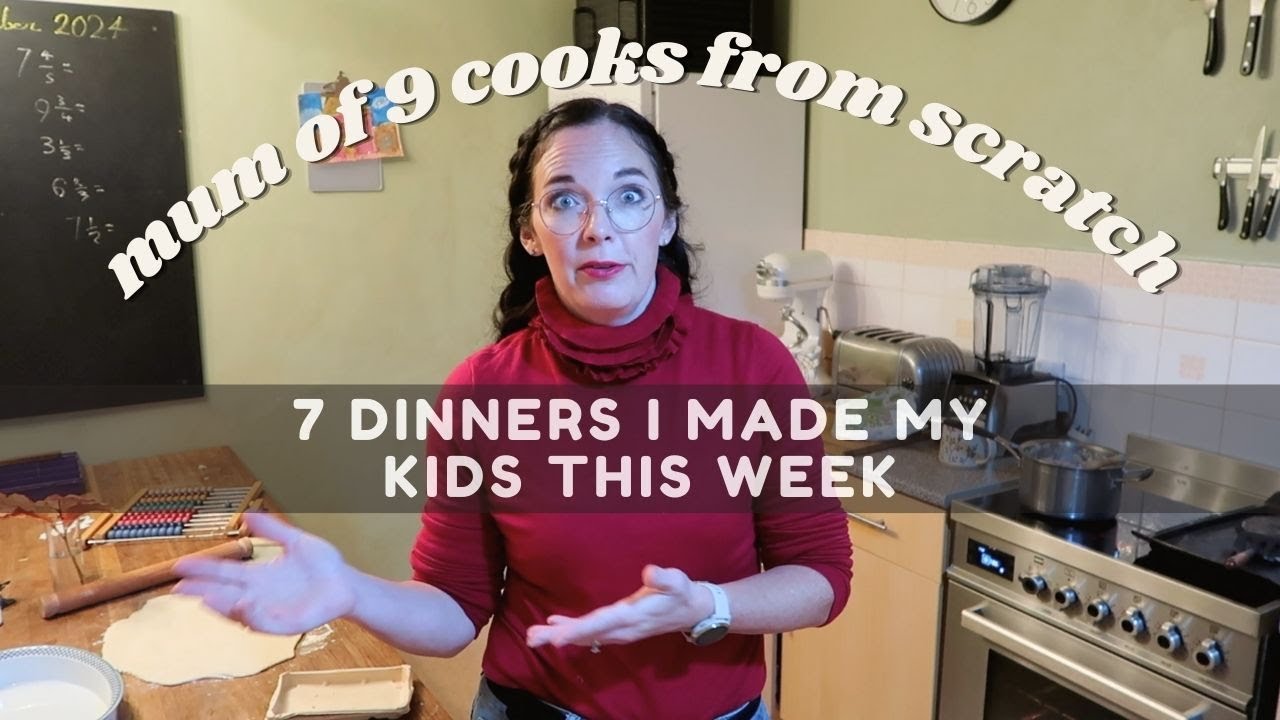 7 LARGE FAMILY HEALTHY MEALS FROM SCRATCH by a carnivore mum of 9