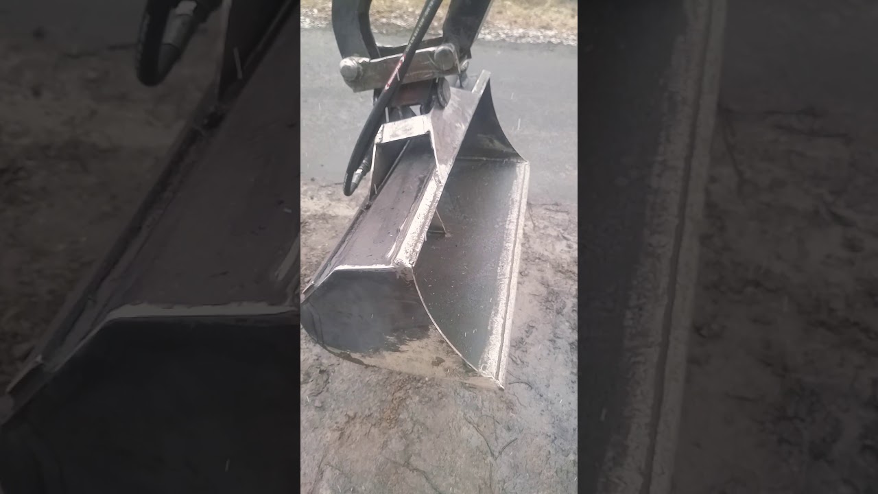 Skarpówka hydrauliczna 100cm samoróbka (ładowarko-koparka sam 4x4)