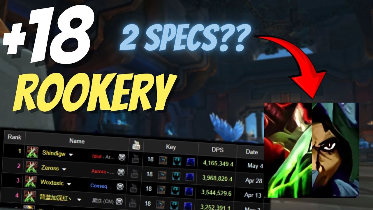Rank 1 Damage in a +18 Rookery as Assassination... and Subtlety??