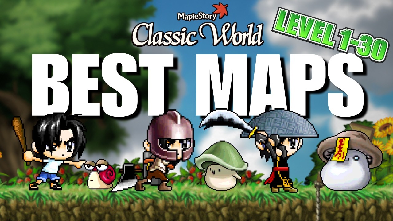 MapleStory Classic World: Best Training Maps for Level 1-30