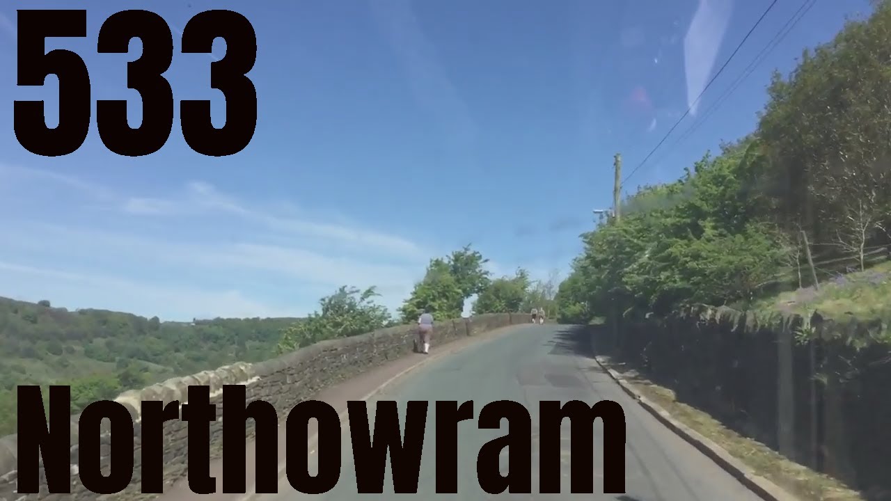 533 - Northowram (Halifax) Drivers eye view