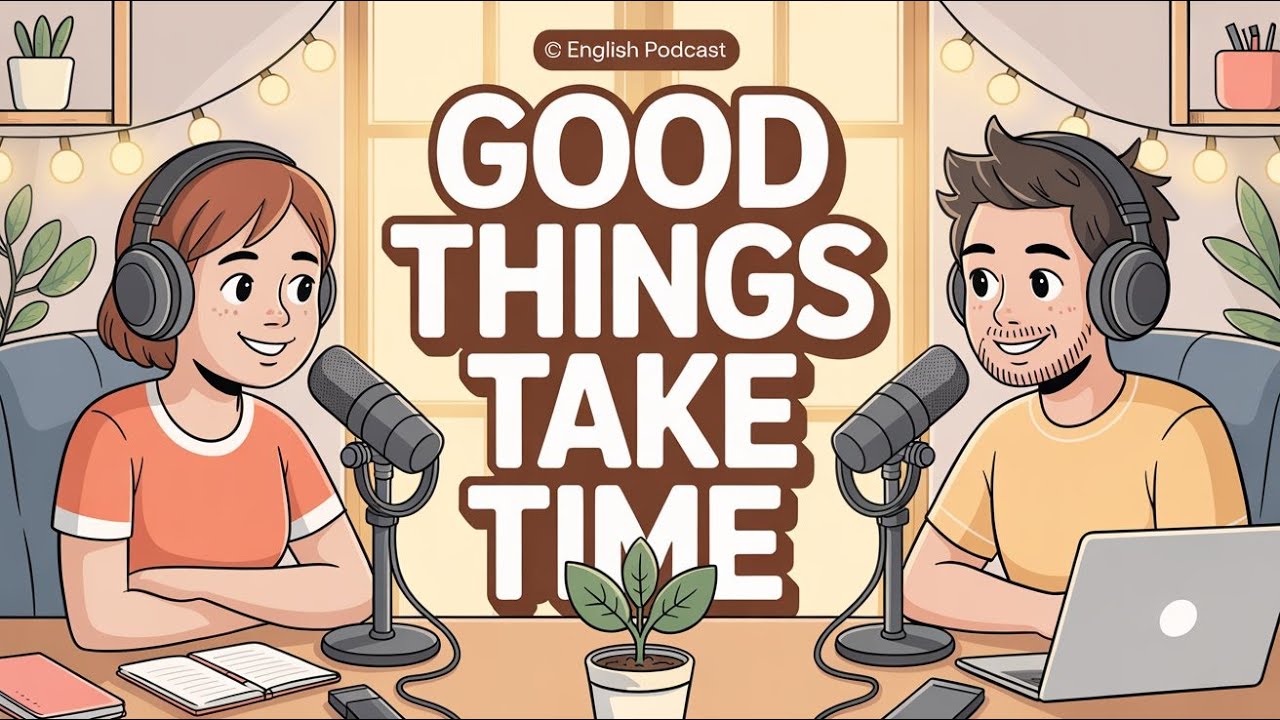 A2 - B2 English Learning Podcast | Good Things Take Time | Improve Your English Listening & Speaking