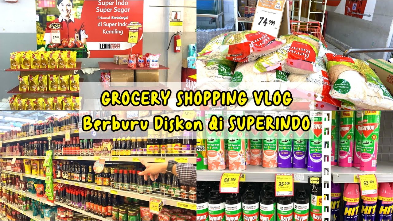 BERBURU DISKON BULAN NOVEMBER !!! VLOG BELANJA BULANAN SUPERINDO !!!