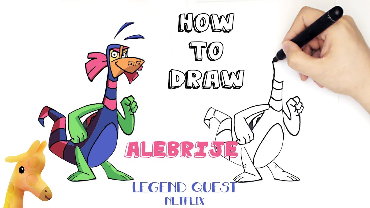 How to Draw Legend Quest Alebrije