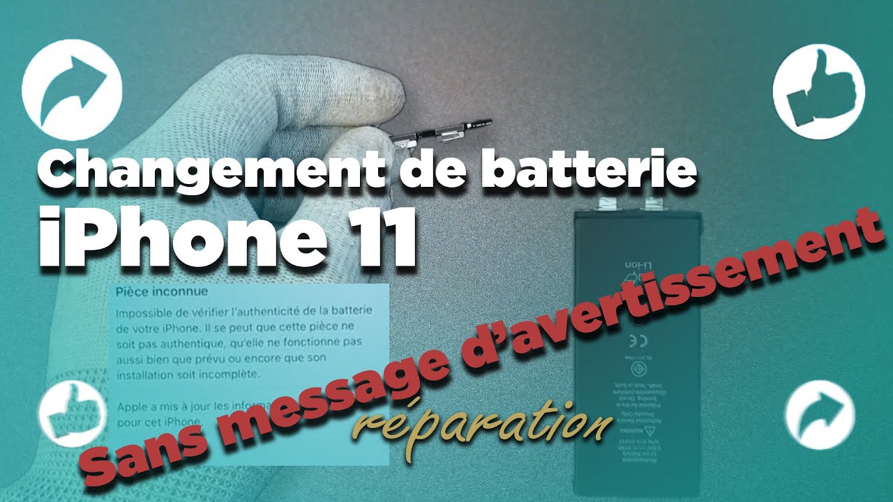 Changement de batterie iphone 11 sans message d'avertissement, comment  faire ? - Pieces2mobile