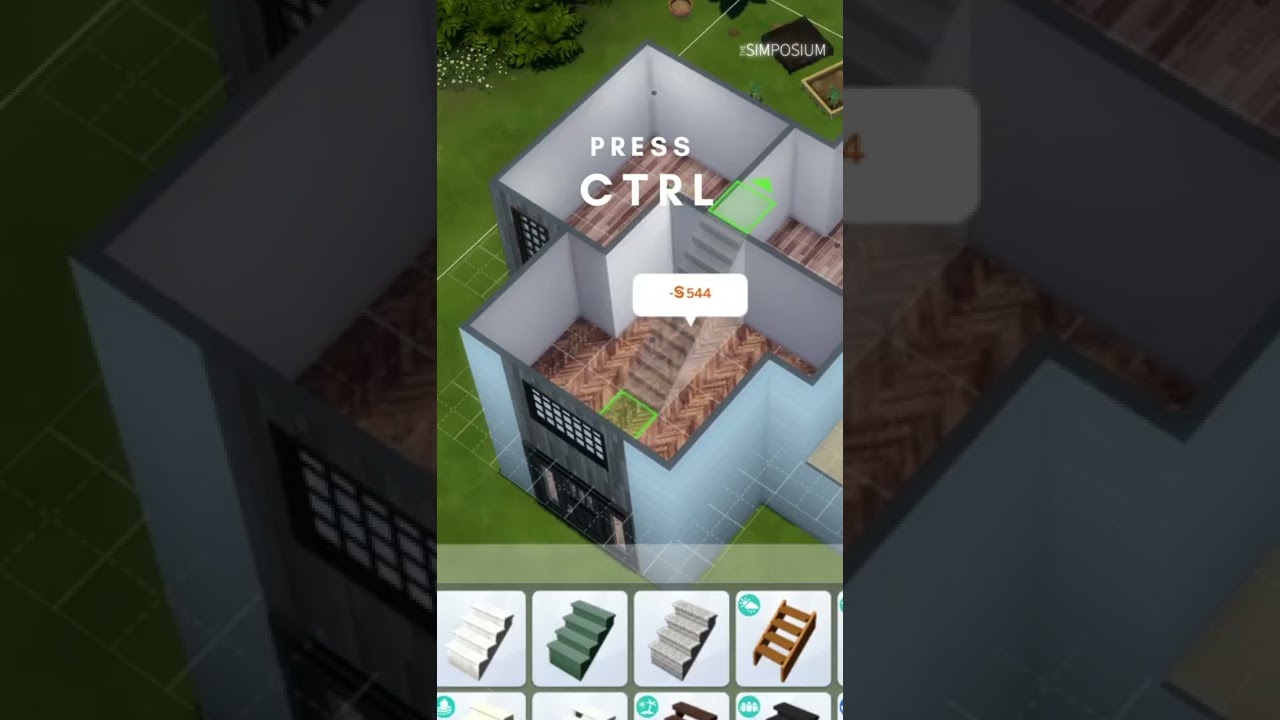 Gain control over your stairs. Sims 4. #shorts #thesims #sims4