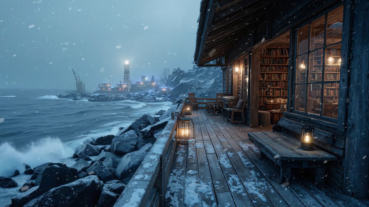 Your Winter Escape ❄️ Relaxing Piano with Winter Sounds Perfect for Meditation and Restful Sleep