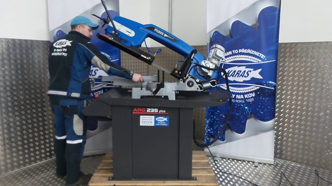 PILOUS ARG 235 PLUS double miter manual band saw