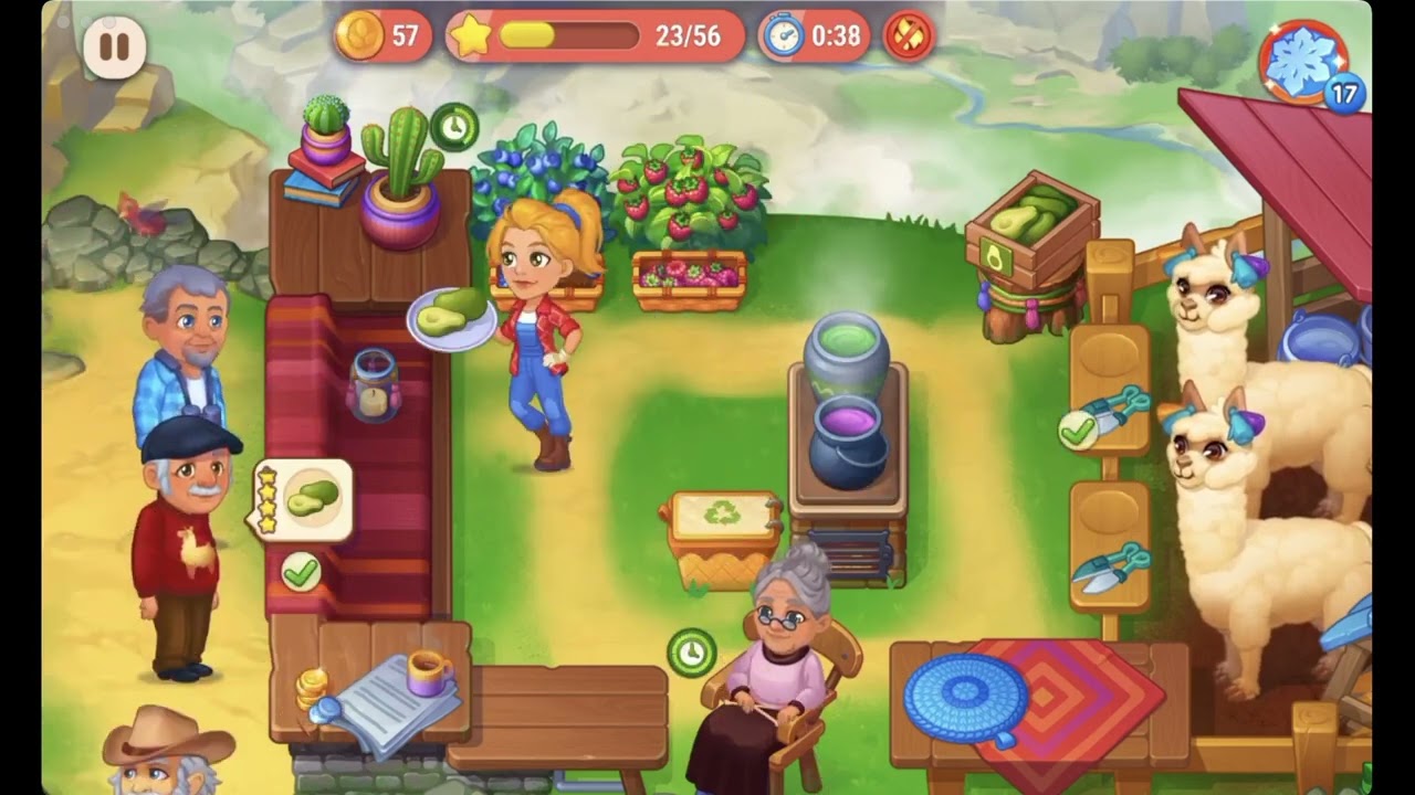 Cooking Farm Level 358 🧶🥑🫐 ➖ Hard ➖ No Boosters ➖ Mountain Summit ➖ CaroGamesNL