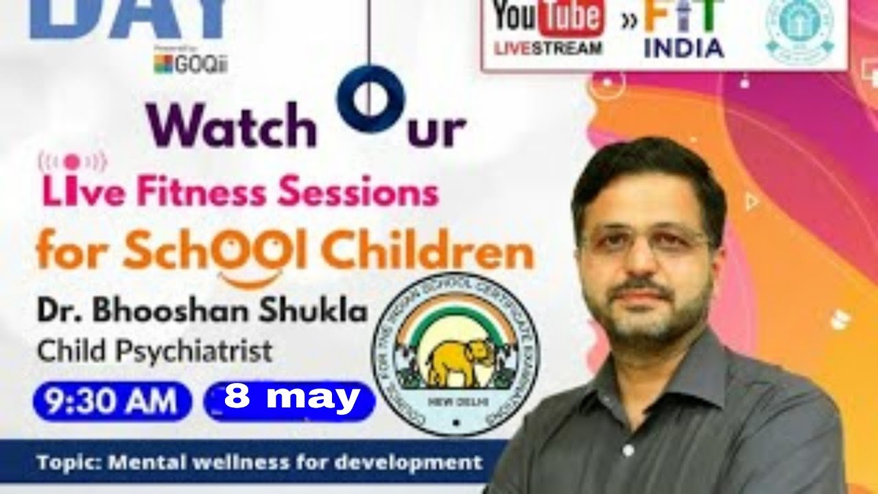 Physical activity & yoga session | ICSE Live yoga exercise | Fit India Movement | Dr Bhusan sukla
