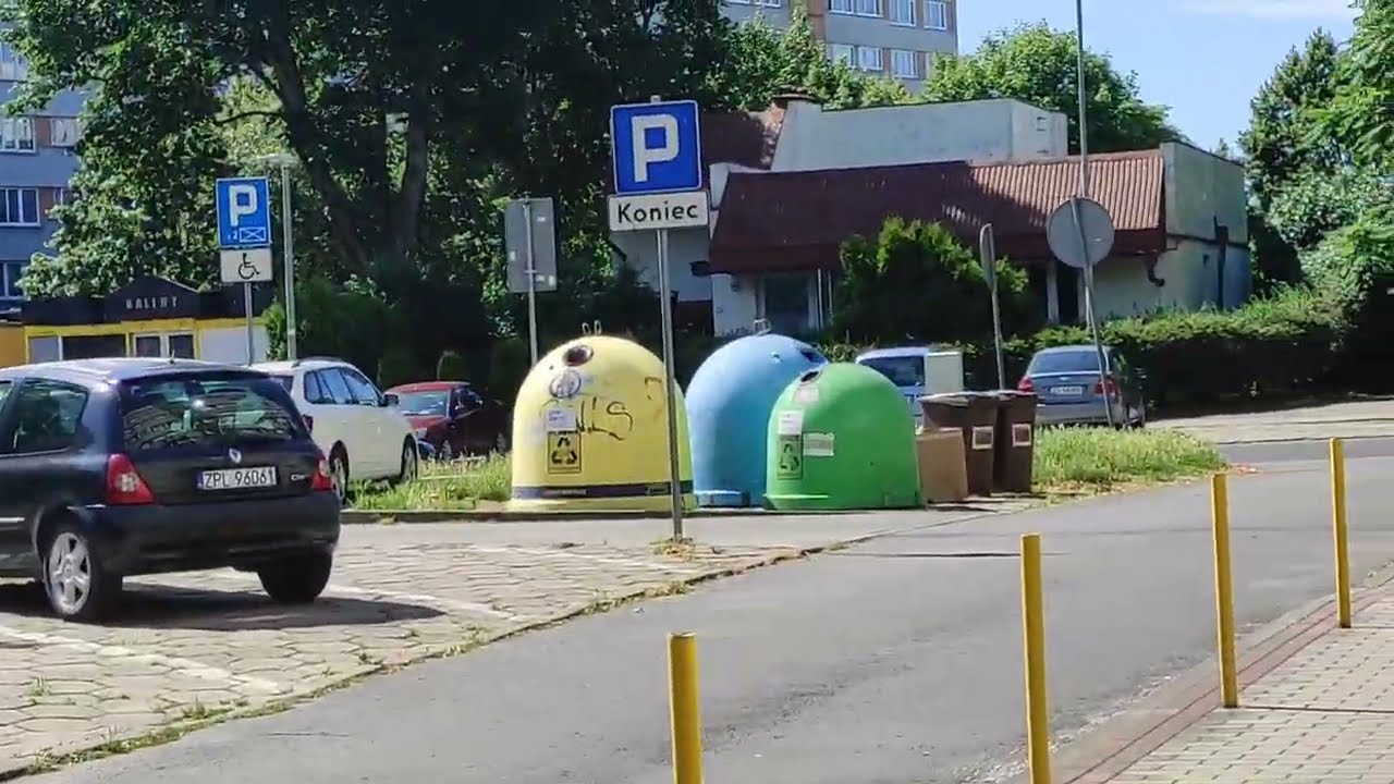 Как живут поляки в обычном микрорайоне г. Щецин. Как все устроено