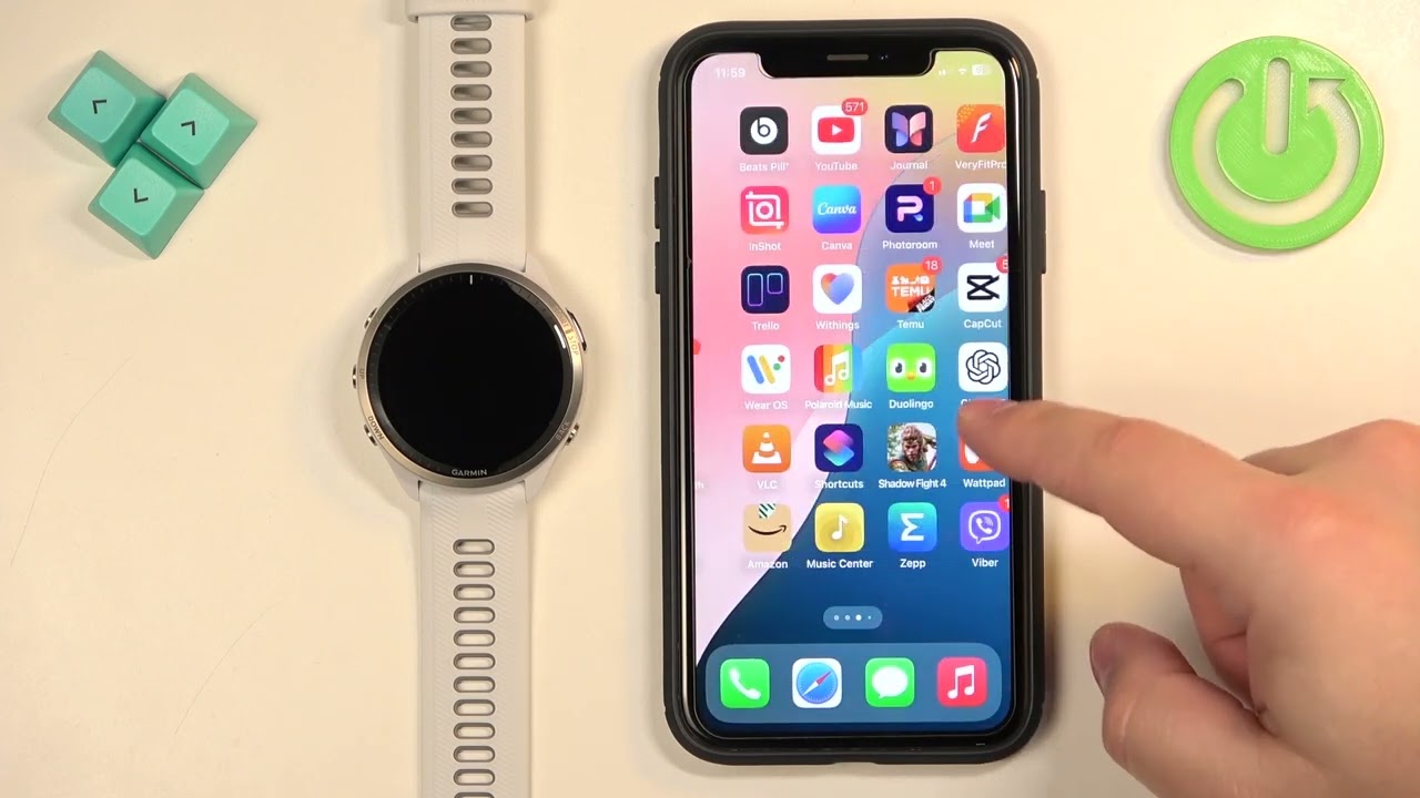 Как включить уведомления телефона на Garmin Forerunner 965 с iPhone | Настройка уведомлений