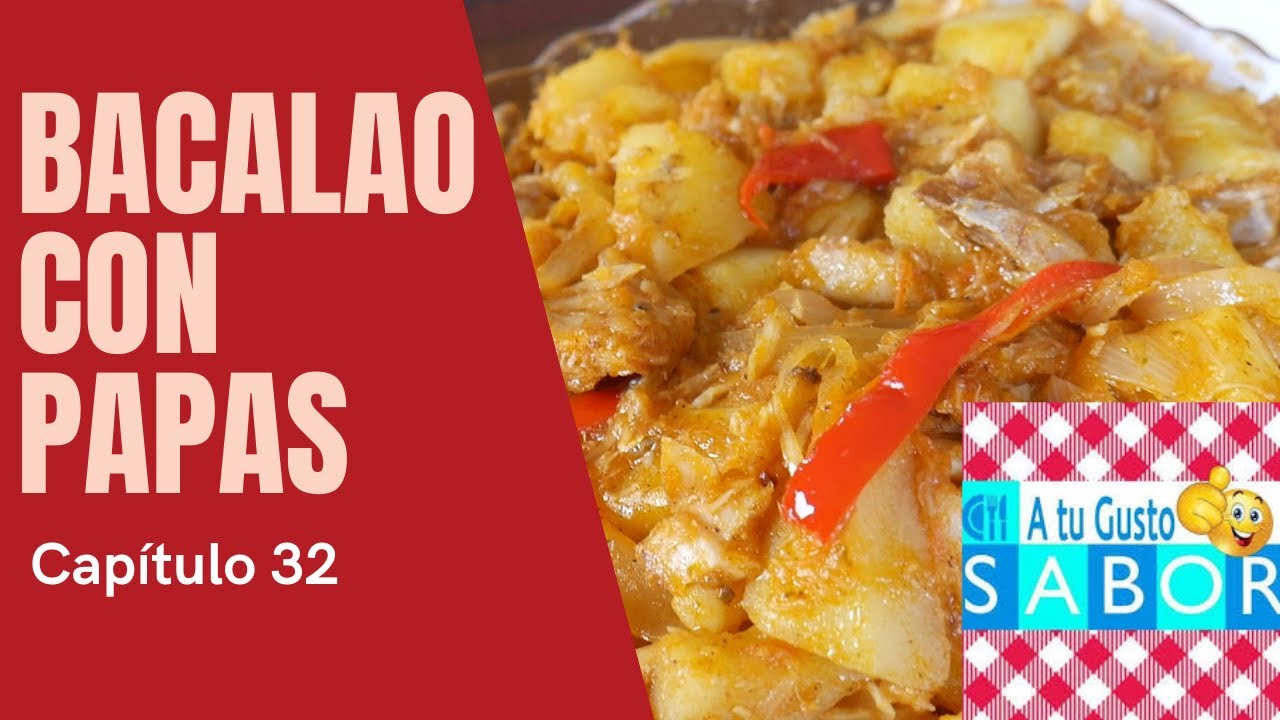 BACALO CON PAPAS con sabor Panameño