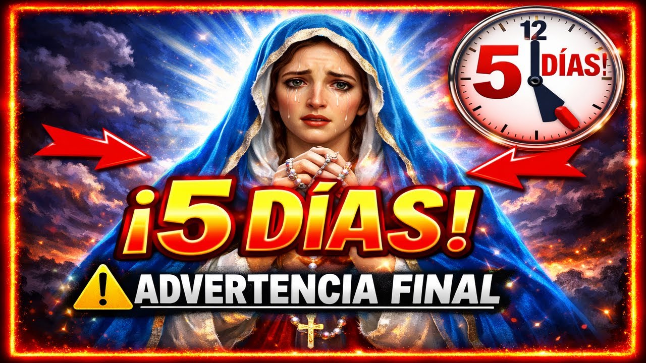 🚨 ¡URGENTE! En 5 DÍAS la Virgen María Revela la ADVERTENCIA FINAL al Mundo (10 Febrero 2026)