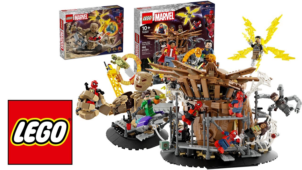 COMBINING The Two Spider-Man No Way Home Final Battle LEGO Sets!