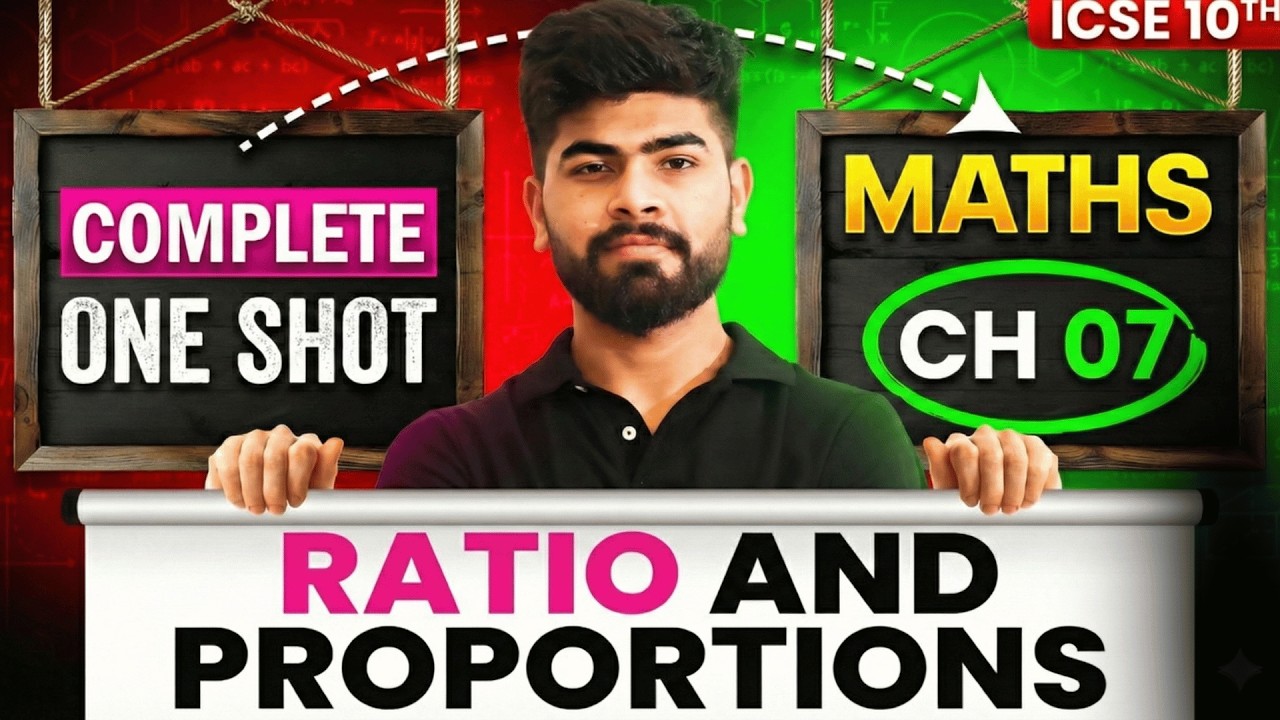 ⚡Ratio & Proportion Full Revision | ICSE Class 10 Maths | PYQ + CFQs | ICSE 10TH 2026