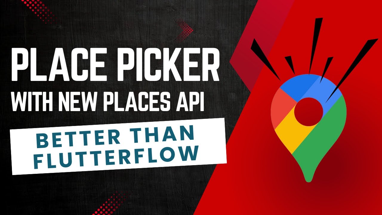 BETTER Place Picker than FlutterFlow's Widget