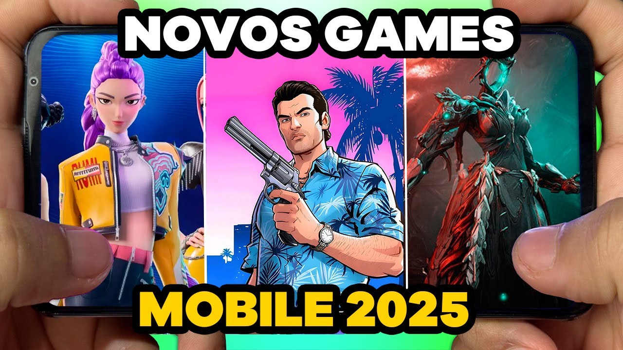NOVO GTA NO CELULAR, WAFRAME MOBILE, FORTNITE E NOVOS JOGOS PARA ANDROID 2025