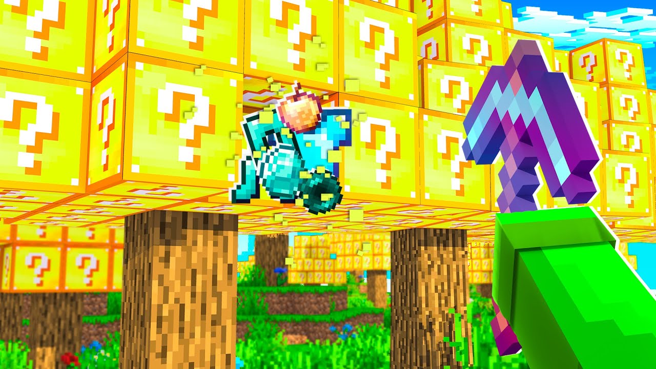 Minecraft, Maar LUCKY BLOCKS Groeien Aan Bomen!