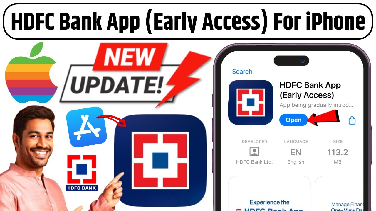 ⚡HDFC Bank App (Early Access) New Update For iPhone/iPad | Download HDFC Bank App New Update iPhone