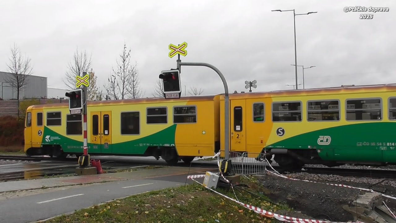 železniční přejezd Solnice zastávka - P4118 / 27.10.2025 [CZ]