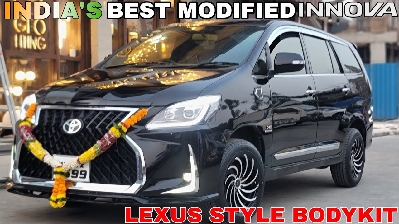 INDIA'S BEST MODIFIED INNOVA LEXUS STYLE BODYKIT WITH LUXURIOUS INTERIOR 📞98201 87037