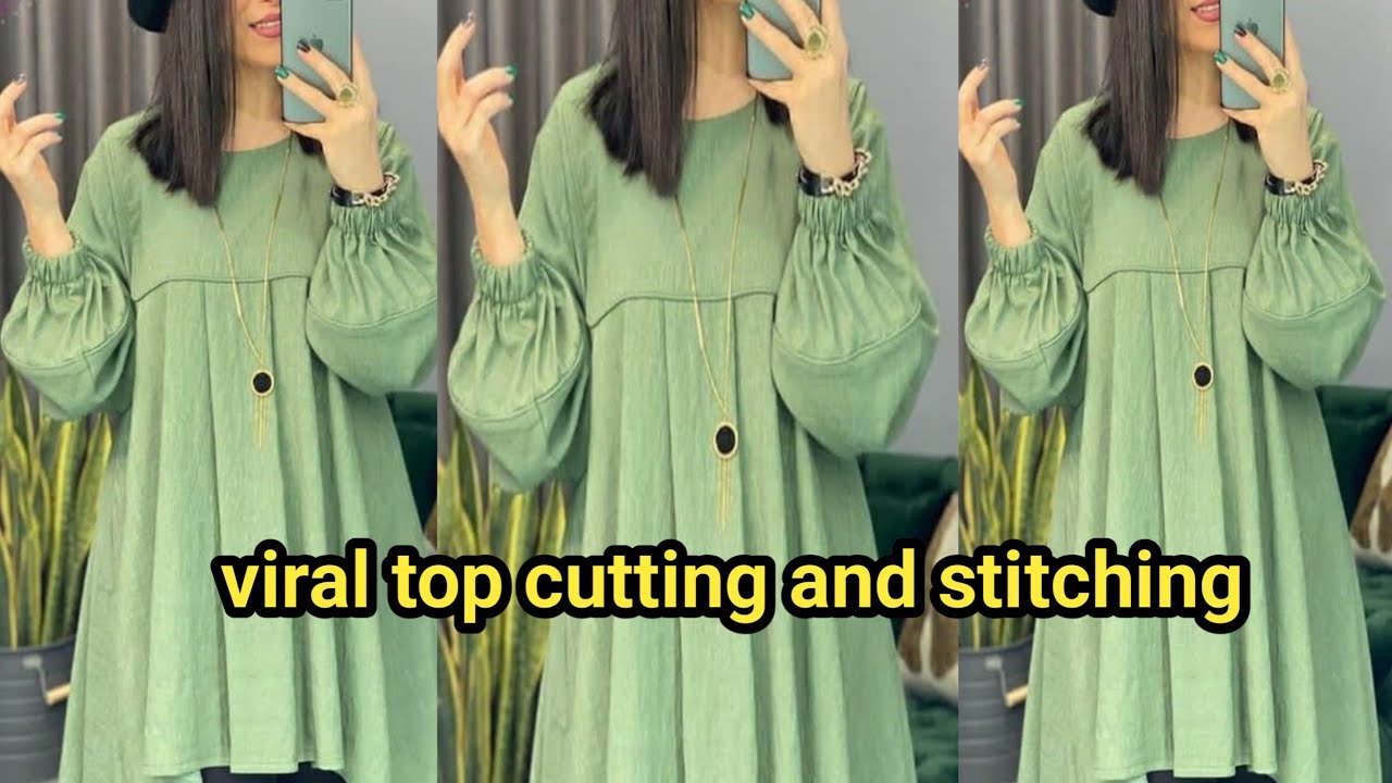 Viral 🔥Short Kurti Cutting &Stitching | stylish short kurti cutting and stitching  ||Top Cutting