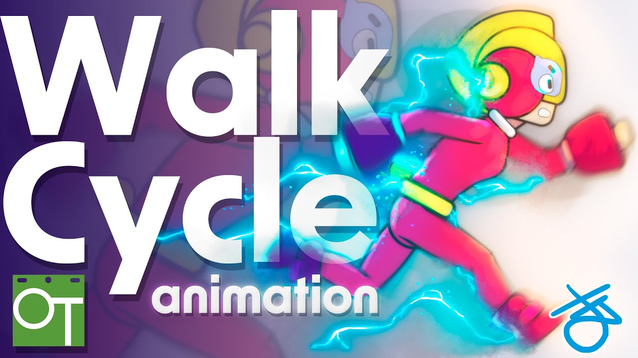 Como fazer uma ANIMAÇÂO de PERSONAGENS CORRENDO |Walk Cycle| - Max Brawl Star Animation - OpentTonnz