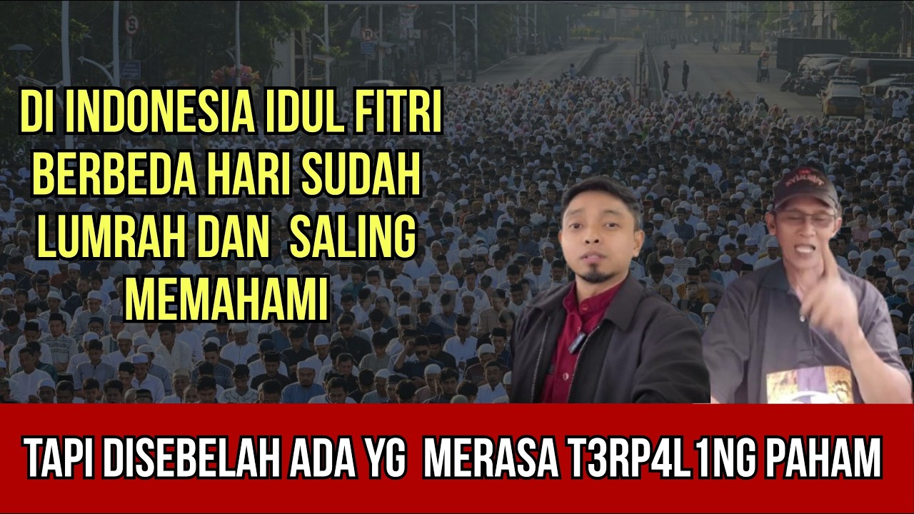 DI INDONESIA SUDAH SALING MEMAHAMI TP SEBELAH YG MERASA TERPALING PAHAM