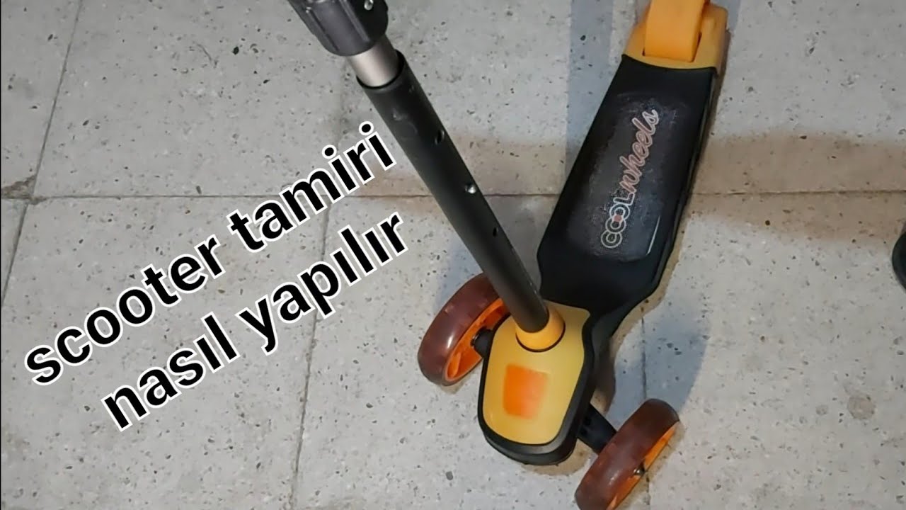 scooter tamiri nasıl yapılır CoolWheels scooter repair (Kendin Yap) ( do it yourself )
