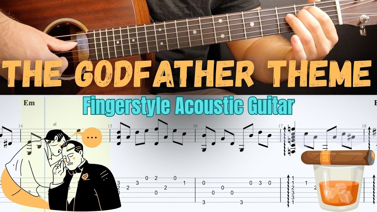 The Godfather Theme   Acoustic Guitar Tutorial