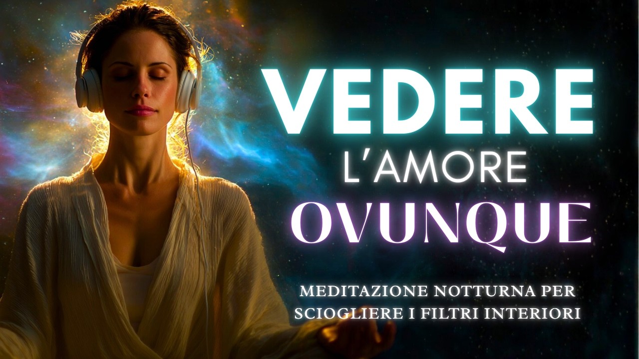Meditazione Guidata per Togliere i Filtri e Vedere l’Amore Ovunque nella Tua Vita ✨ Notte Dorata