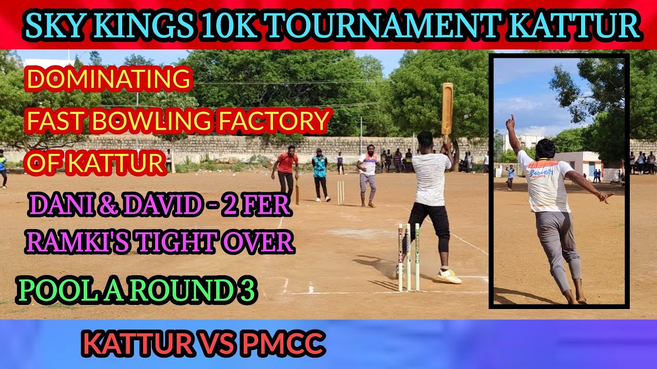 Cricket | Pool A Round 3 | Kattur vs PMCC | Sky Kings CC 10K Tournament #lhcctrichy