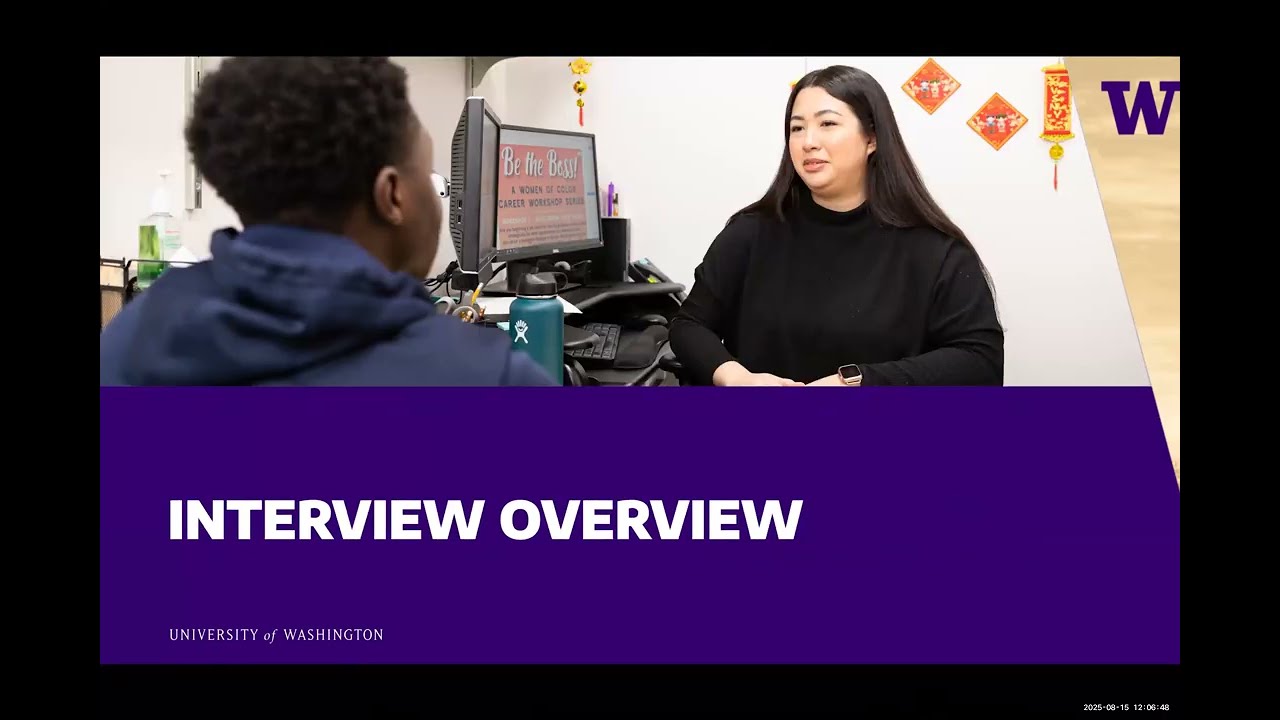 Preparing for an Interview