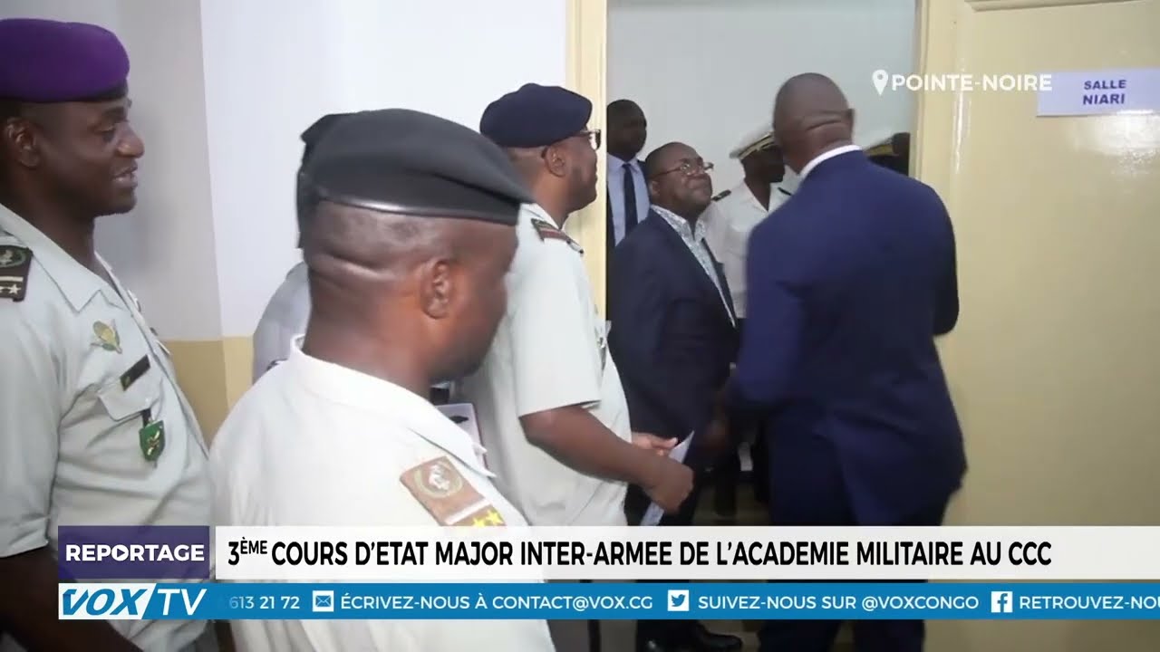 3ème cours d'État major inter armée de l'académie militaire au CCC